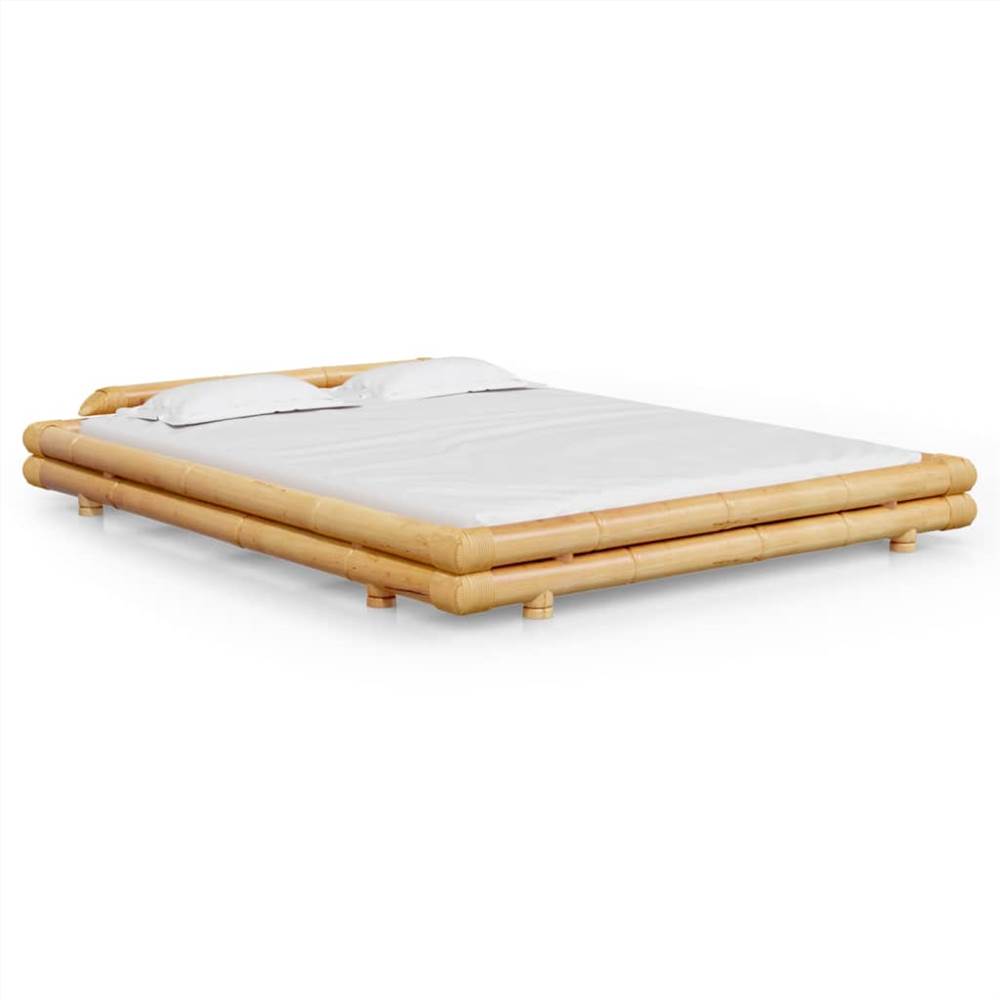 Bed Frame Bamboo 160x200 cm King Size