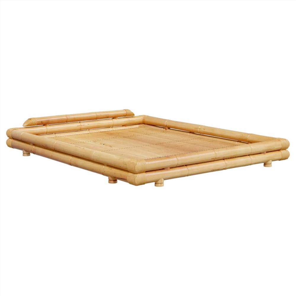 Bed Frame Bamboo 160x200 cm King Size