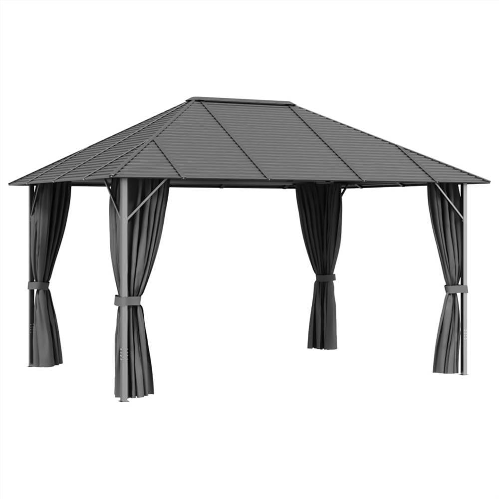 Gazebo with Sidewalls&Roof 4x3 m Anthracite