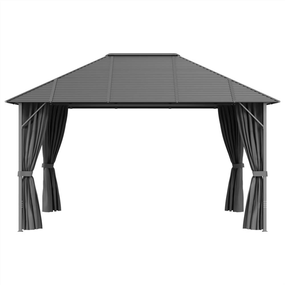 Gazebo with Sidewalls&Roof 4x3 m Anthracite