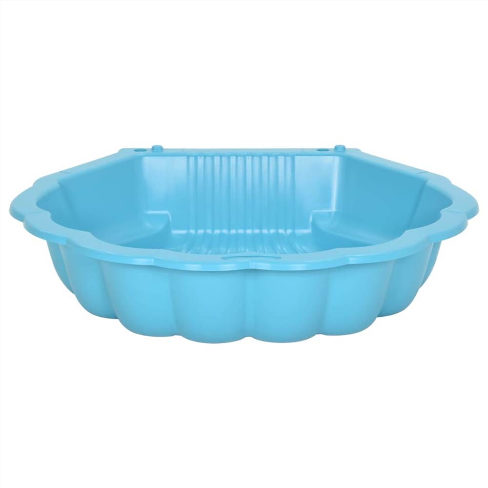 Sandpits 2 pcs Blue 77x87x21cm Plastic