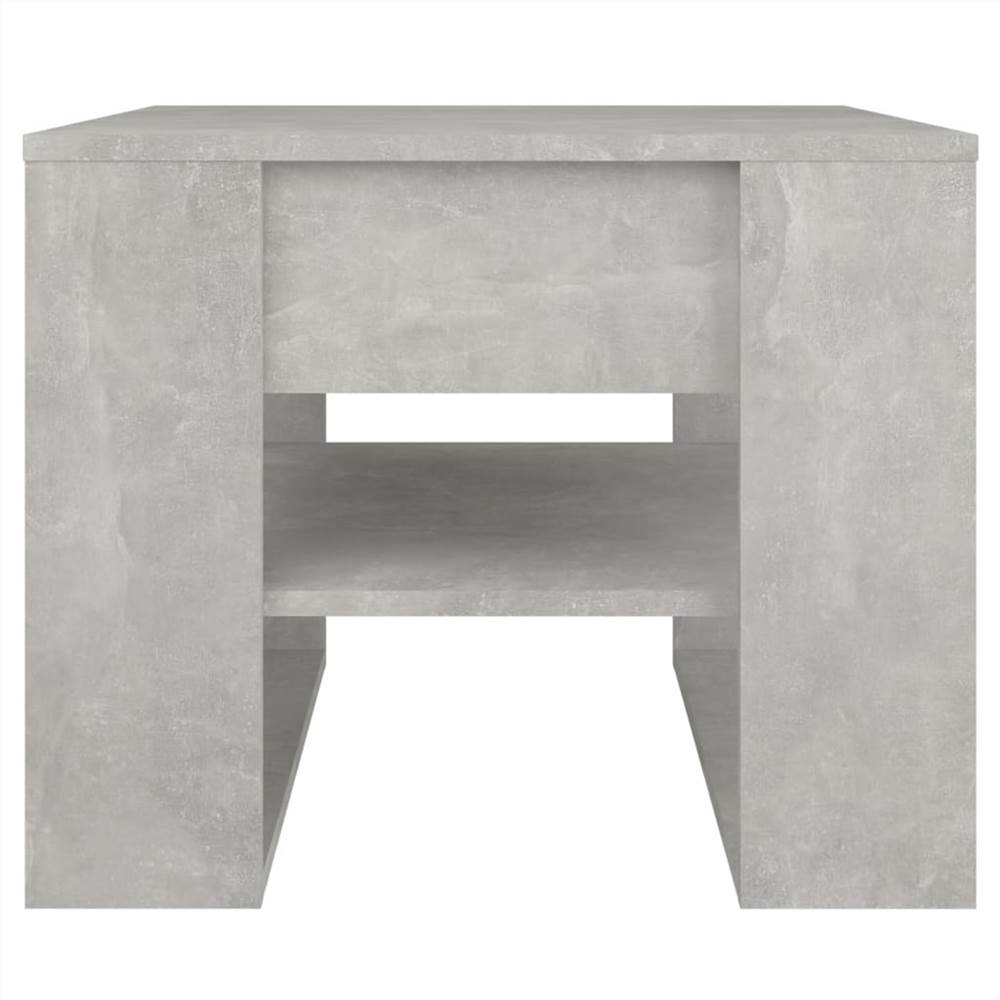 Coffee Table Concrete Grey 55.5x55x45 cm Engineered Wood
