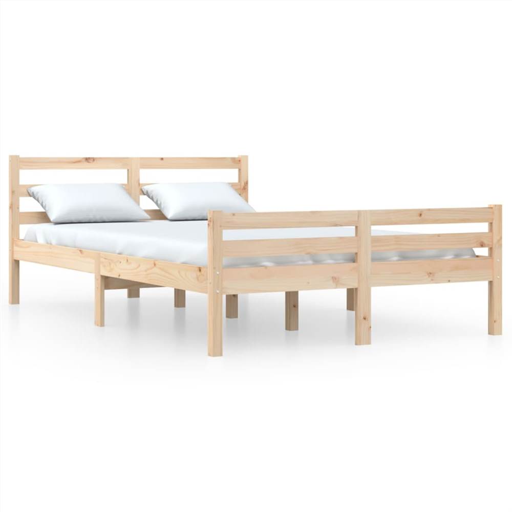 Bed Frame Solid Wood 120x190 cm 4FT Small Double