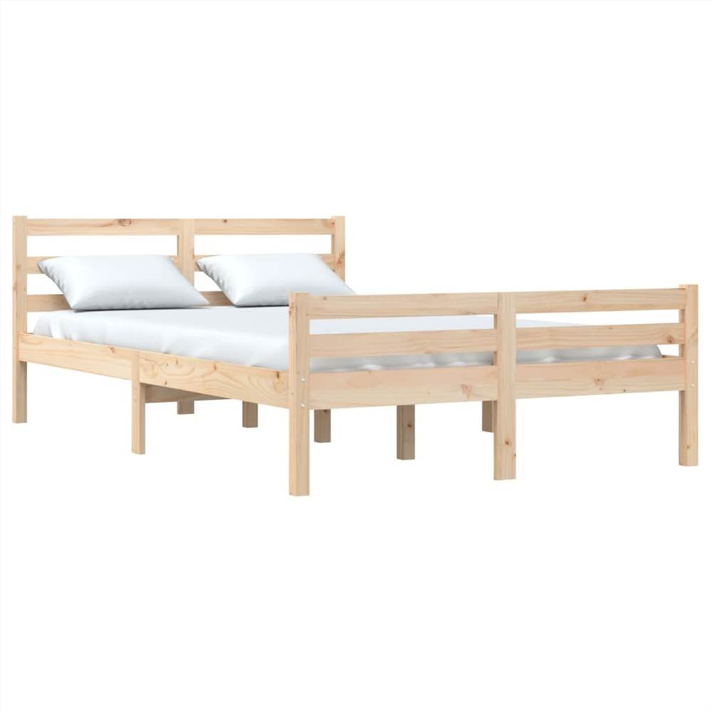 Bed Frame Solid Wood 120x190 cm 4FT Small Double