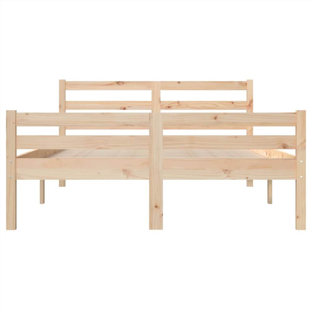 Bed Frame Solid Wood 120x190 cm 4FT Small Double