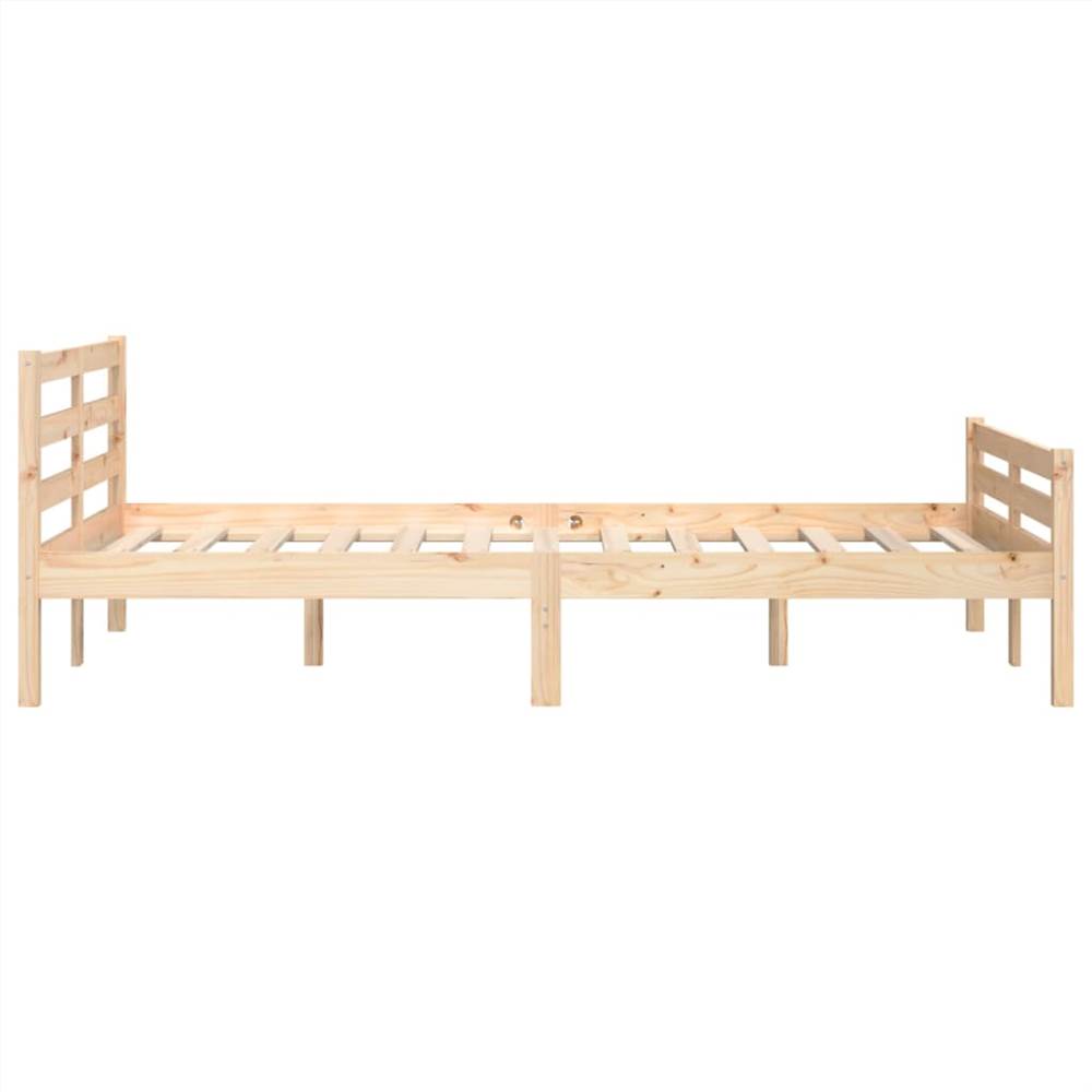 Bed Frame Solid Wood 120x190 cm 4FT Small Double