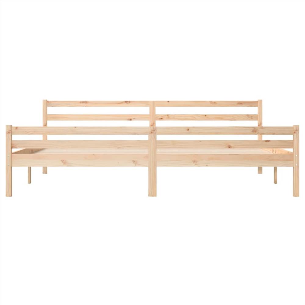 Bed Frame Solid Wood 180x200 cm 6FT Super King