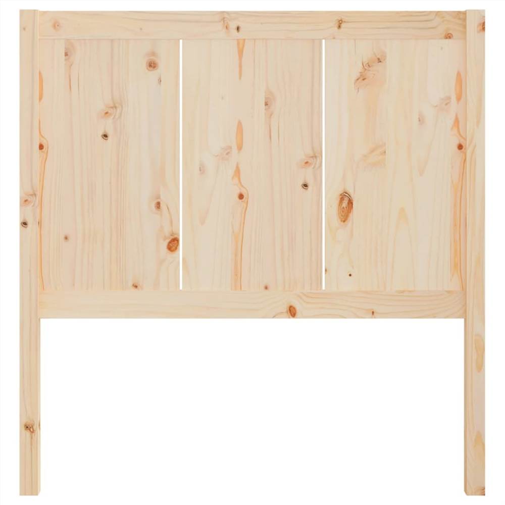 Bed Headboard 95.5x4x100 cm Solid Pine Wood