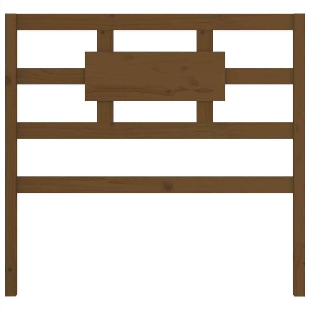 Bed Headboard Honey Brown 80.5x4x100 cm Solid Wood Pine