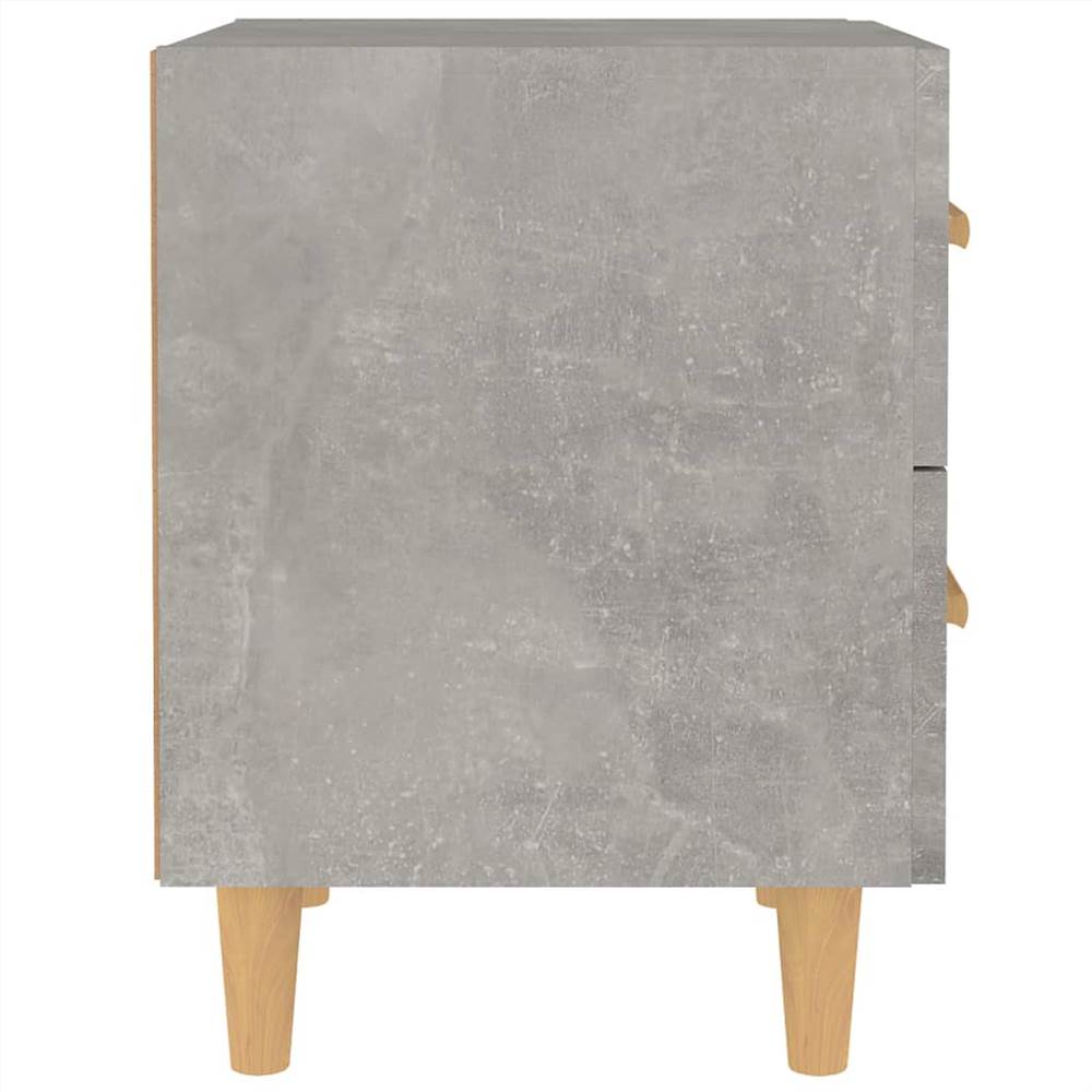 Bed Cabinet Concrete Grey 40x35x47.5 cm
