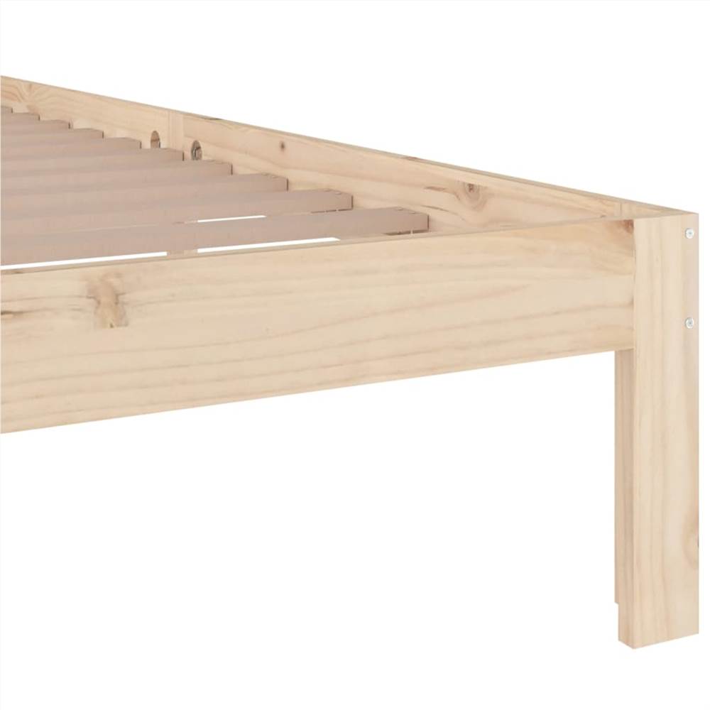 Bed Frame Solid Wood 120x200 cm