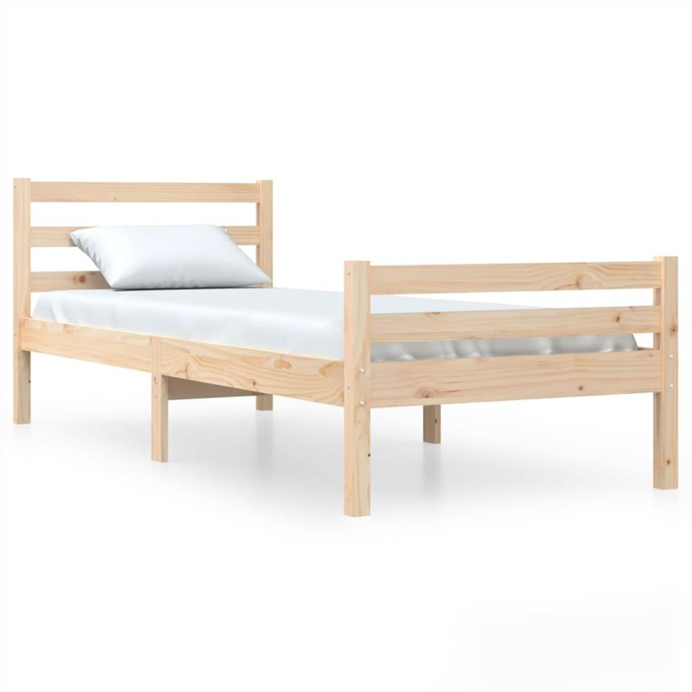 Bed Frame Solid Wood 90x200 cm