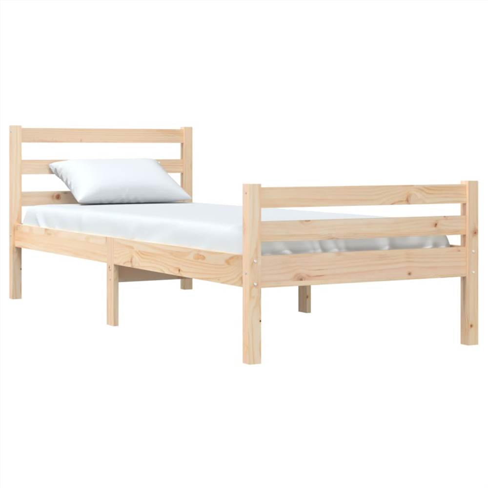 Bed Frame Solid Wood 90x200 cm
