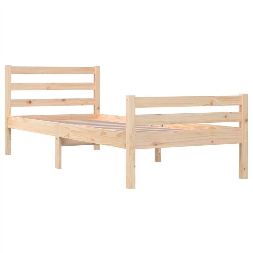 Bed Frame Solid Wood 90x200 cm