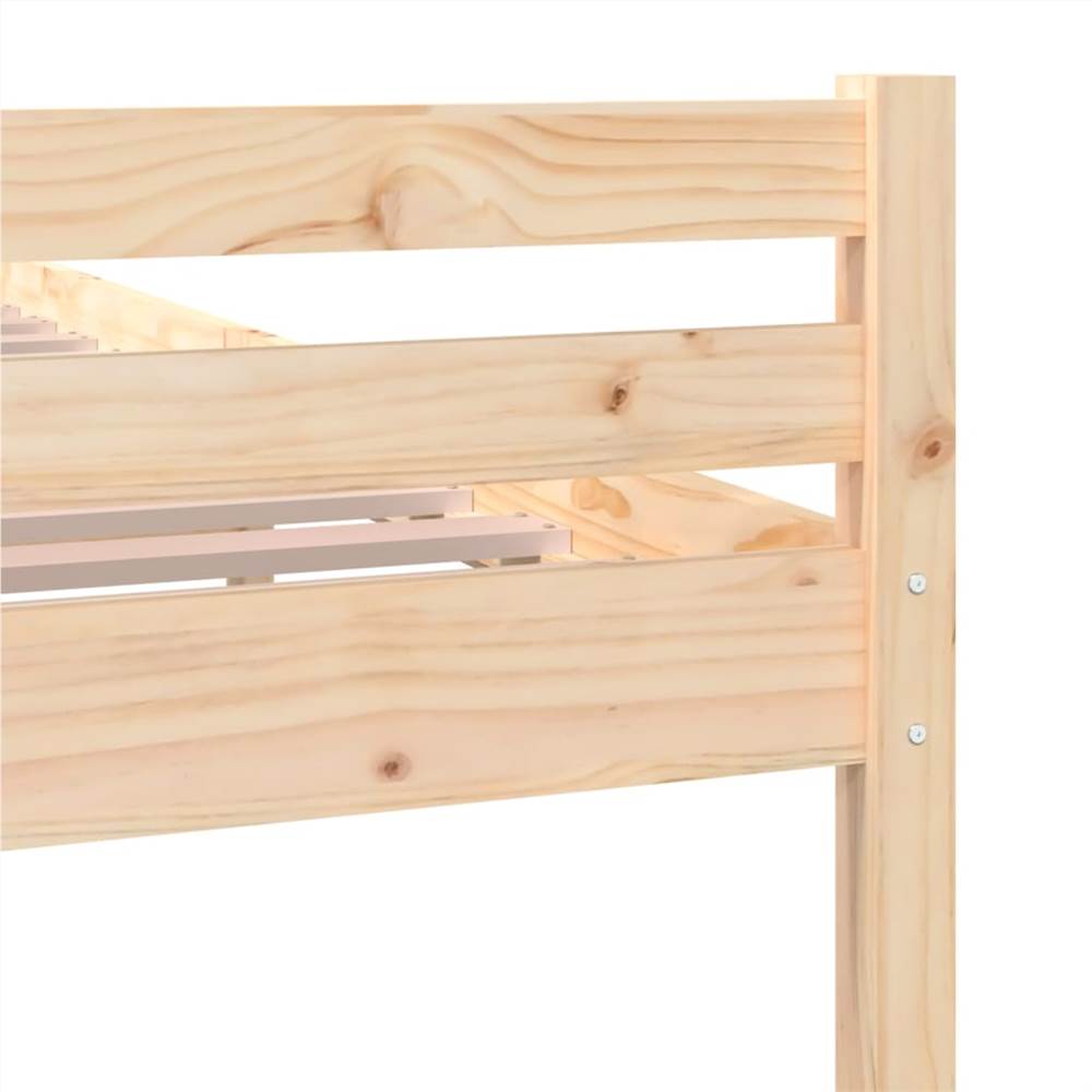 Bed Frame Solid Wood 90x200 cm