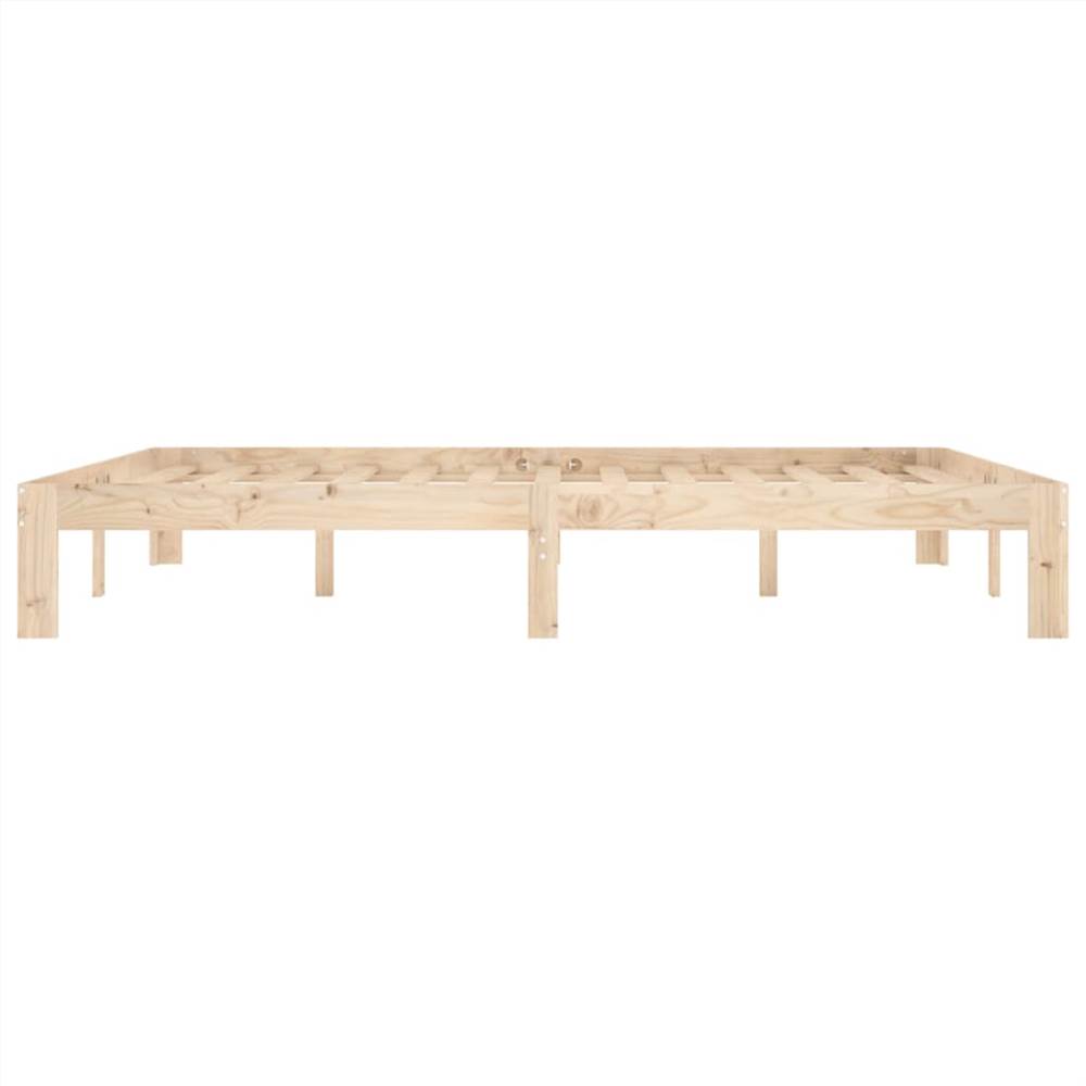 Bed Frame Solid Wood Pine 160x200 cm
