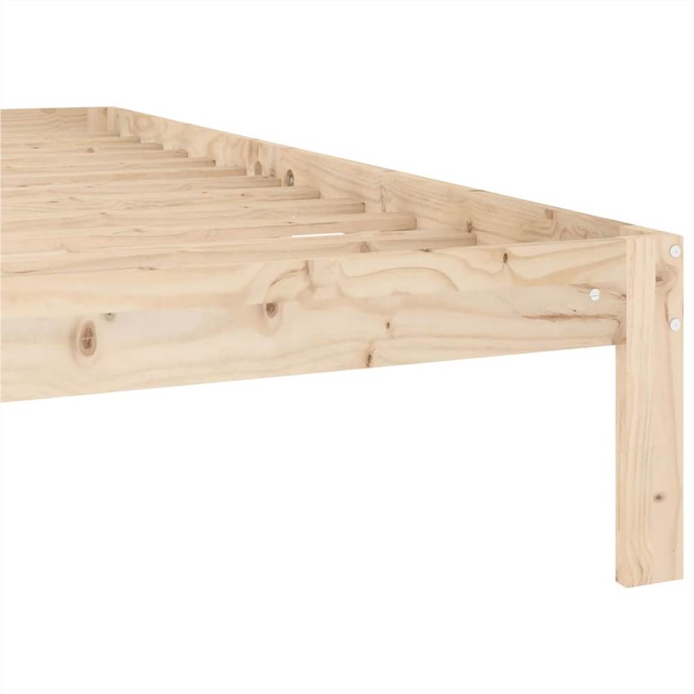 Bed Frame Solid Wood Pine 160x200 cm
