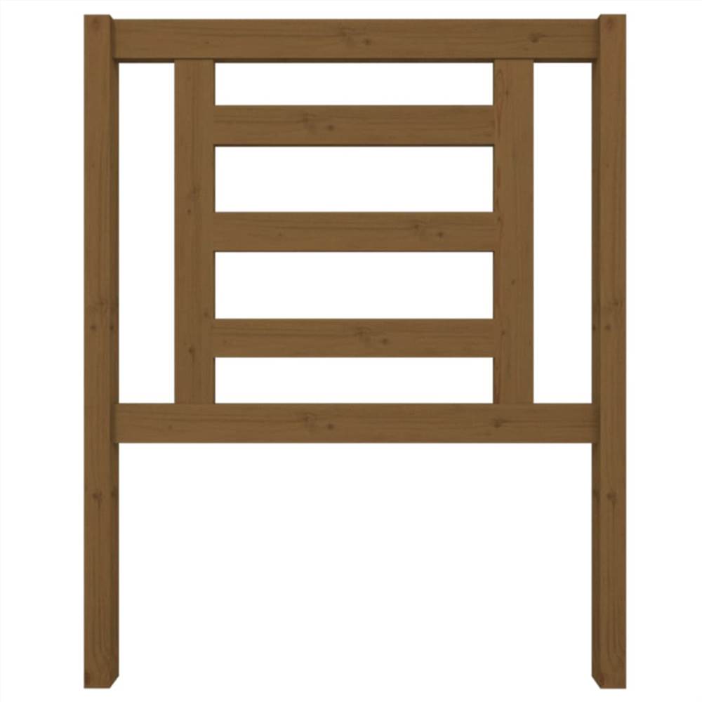 Bed Headboard Honey Brown 81x4x100 cm Solid Wood Pine