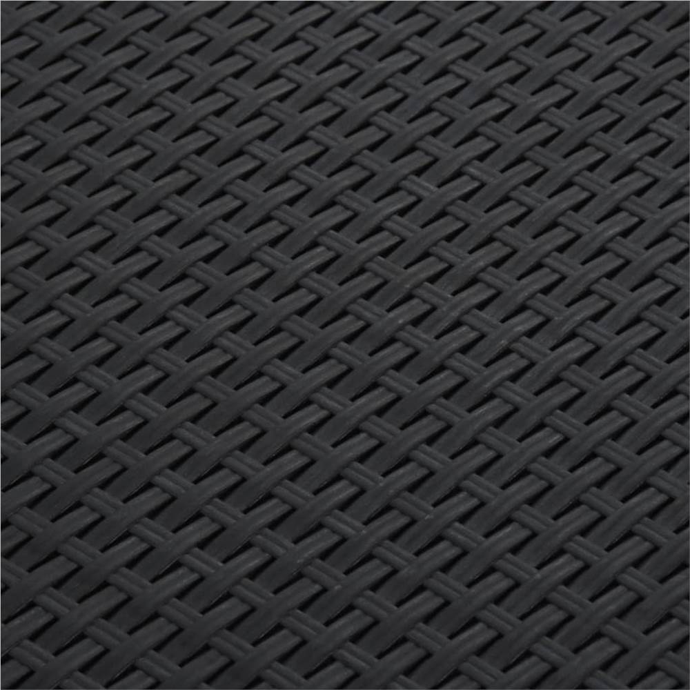 Garden Storage Box 60x54x41 cm PP Rattan Graphite