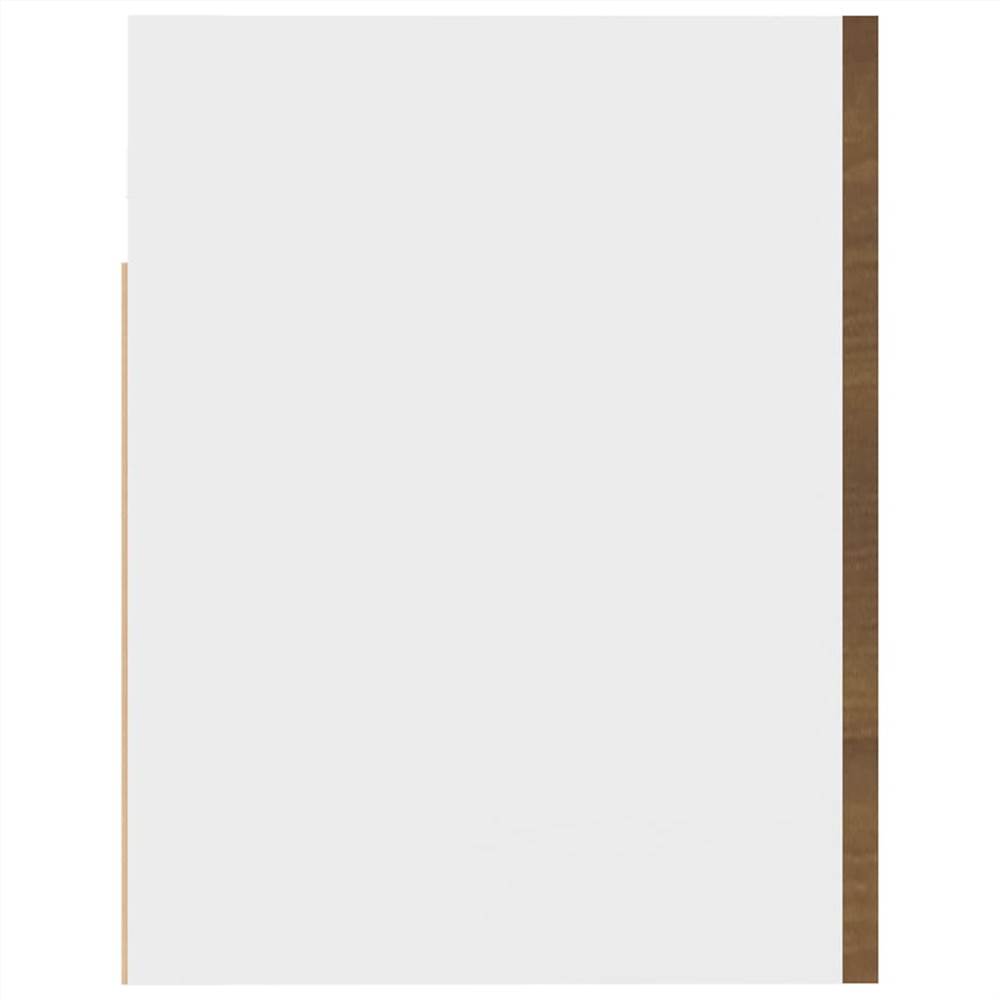 Hanging Cabinet Brown Oak 60x31x40 cm Engineered Wood