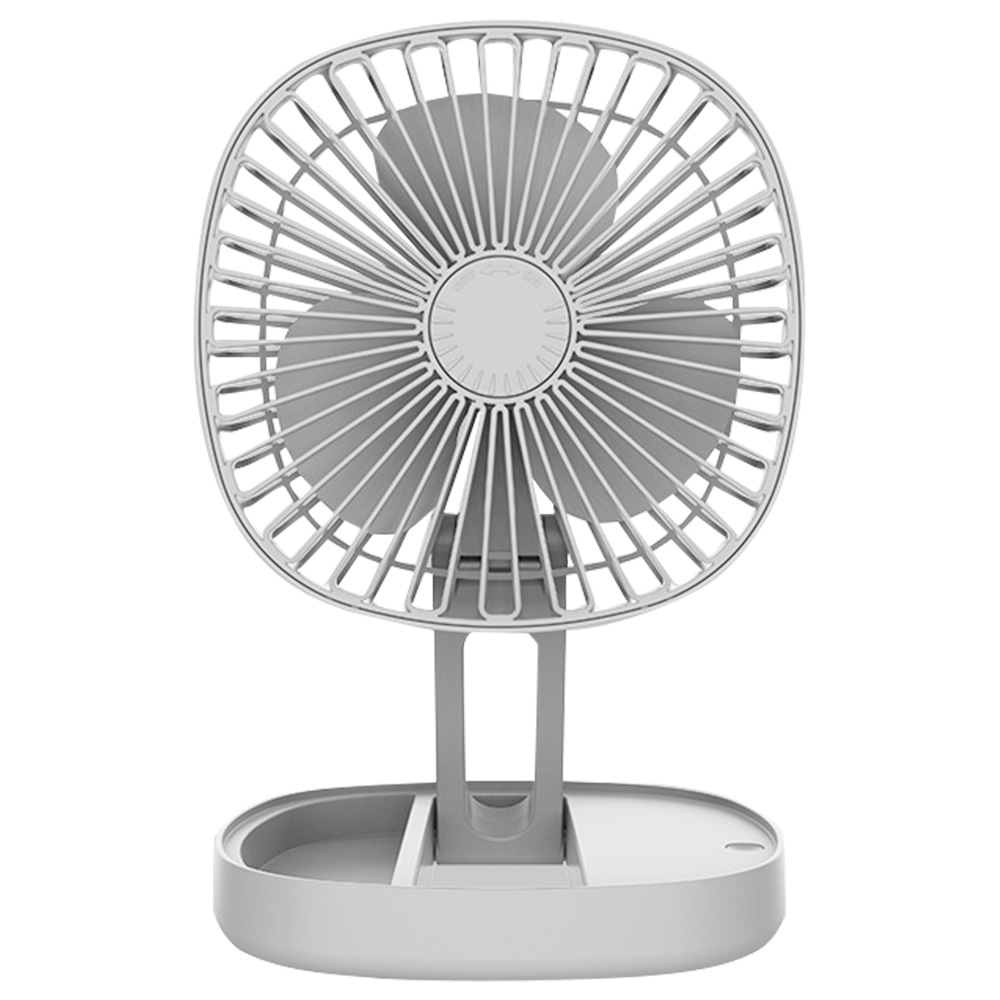 

Multifunction Folding Fan, 3 Levels Speed, Aromatherapy Cooling Fan, 1200mAh Battery, USB Charging, Low Noise - Grey