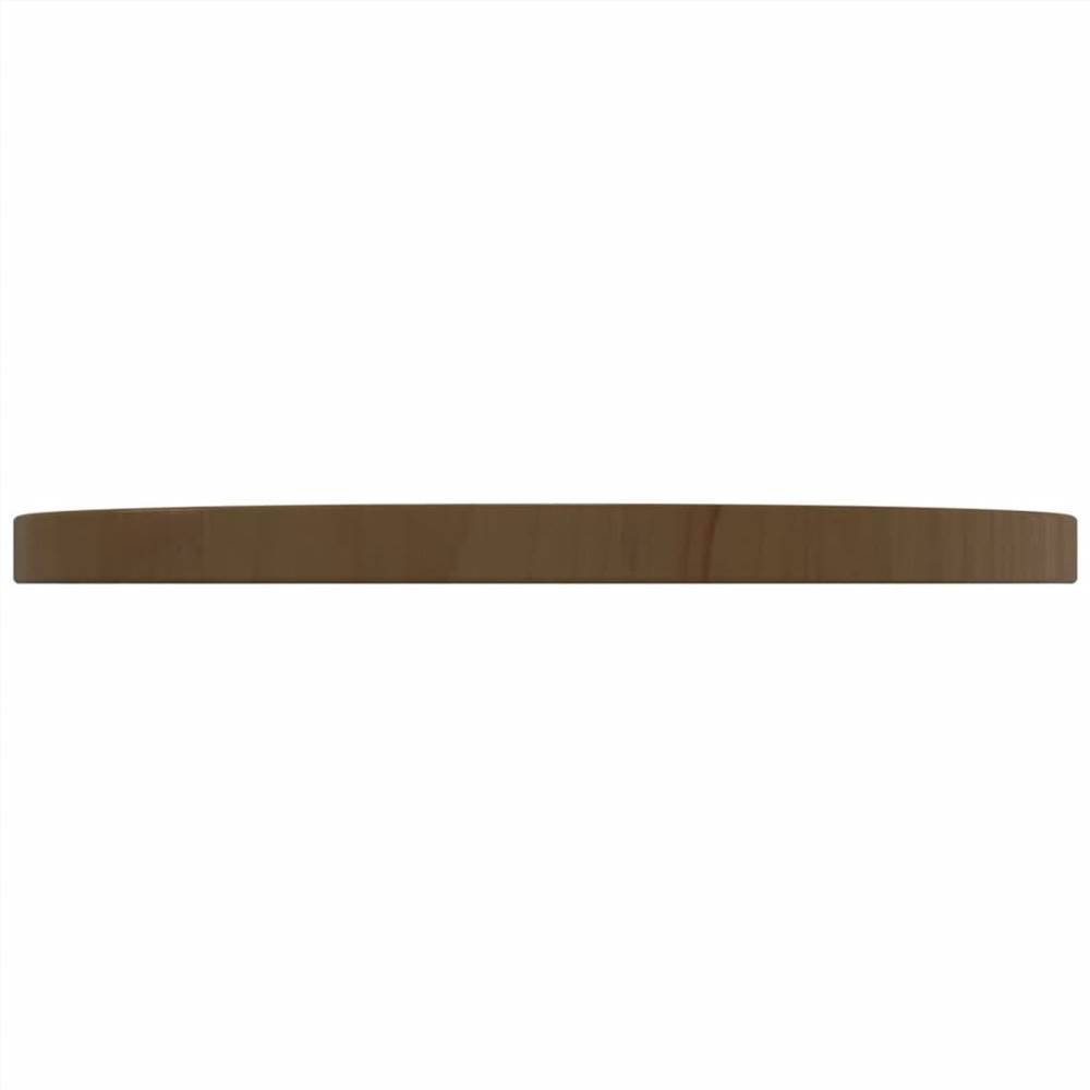 Table Top Brown Ø40x2.5 cm Solid Wood Pine