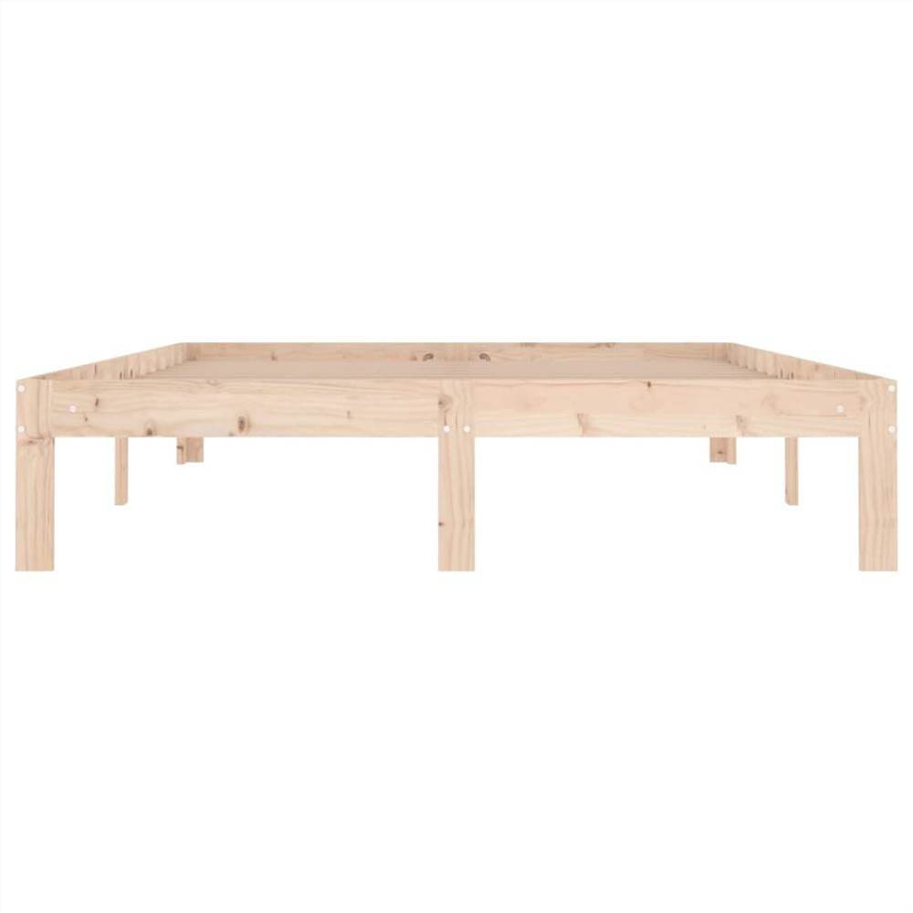 Bed Frame Solid Wood 140x200 cm 4FT6 Double