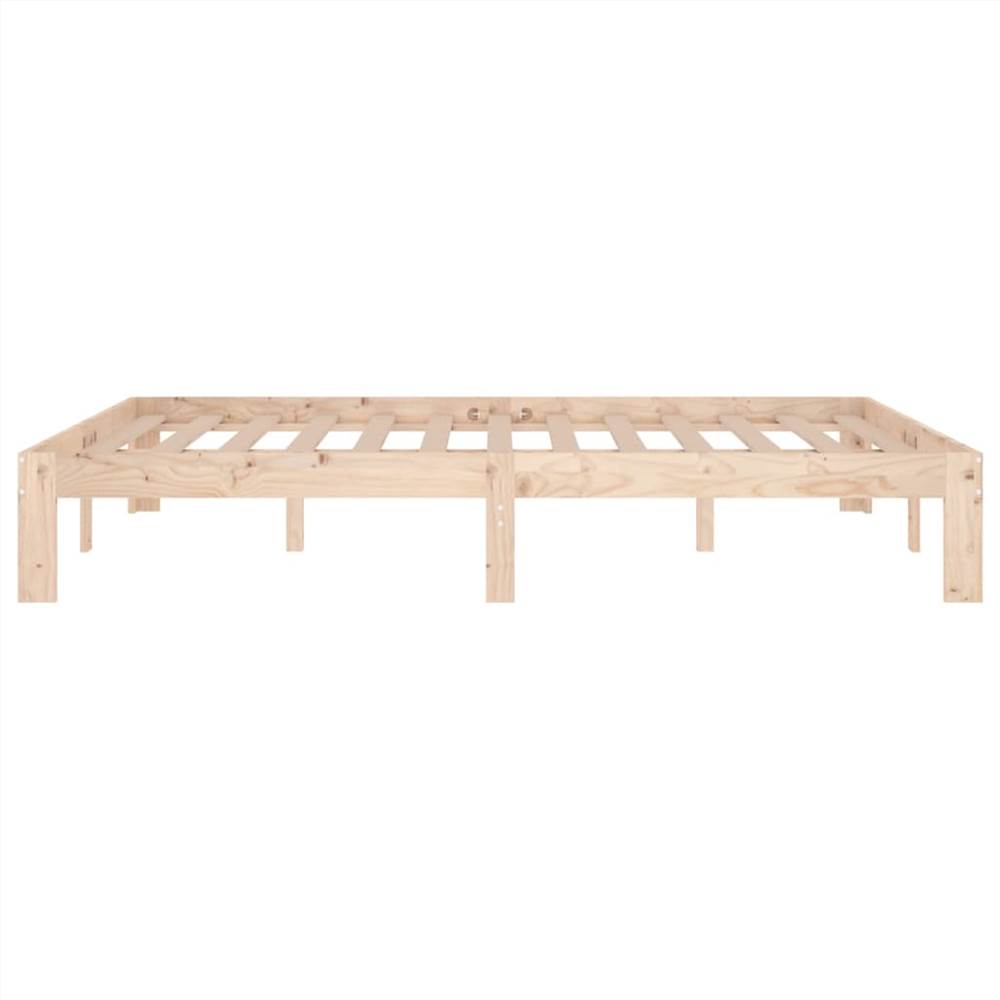 Bed Frame Solid Wood 140x200 cm 4FT6 Double