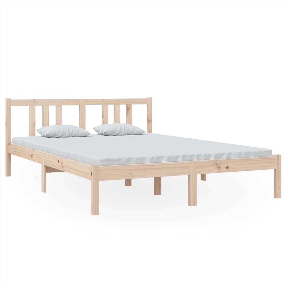 Bed Frame Solid Wood 140x200 cm