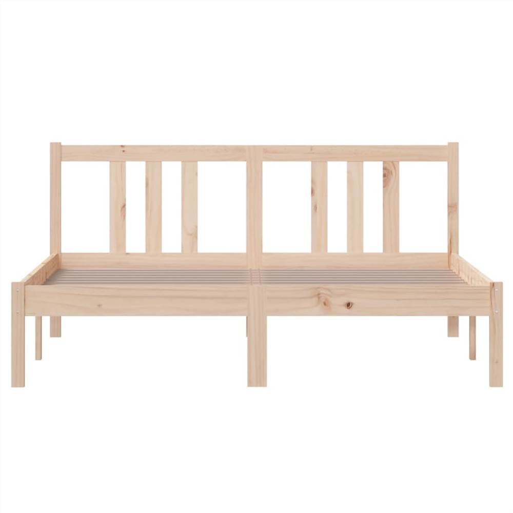 Bed Frame Solid Wood 140x200 cm