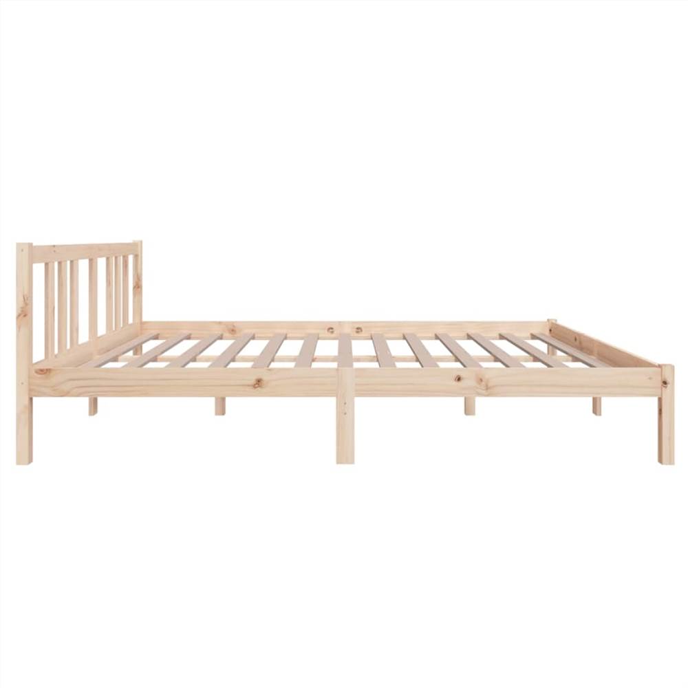 Bed Frame Solid Wood 140x200 cm