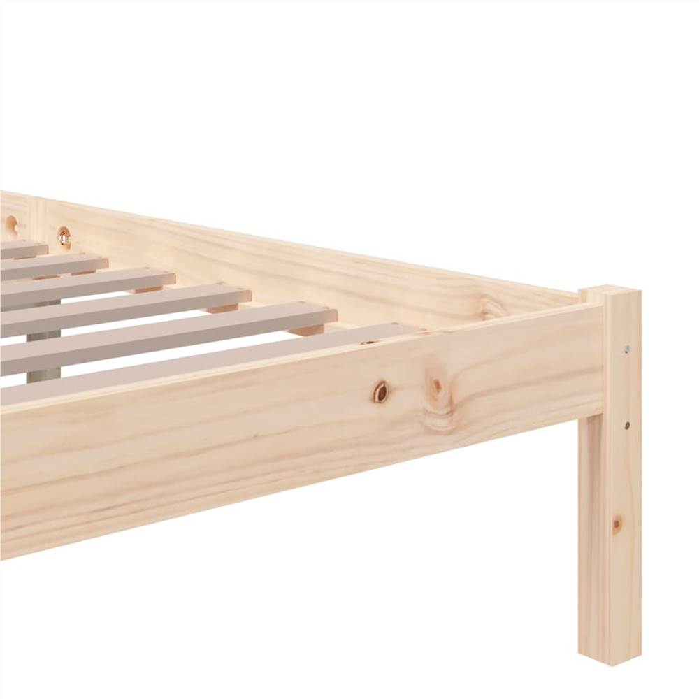 Bed Frame Solid Wood 140x200 cm