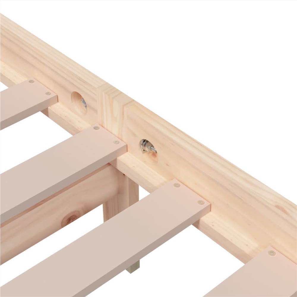 Bed Frame Solid Wood 140x200 cm