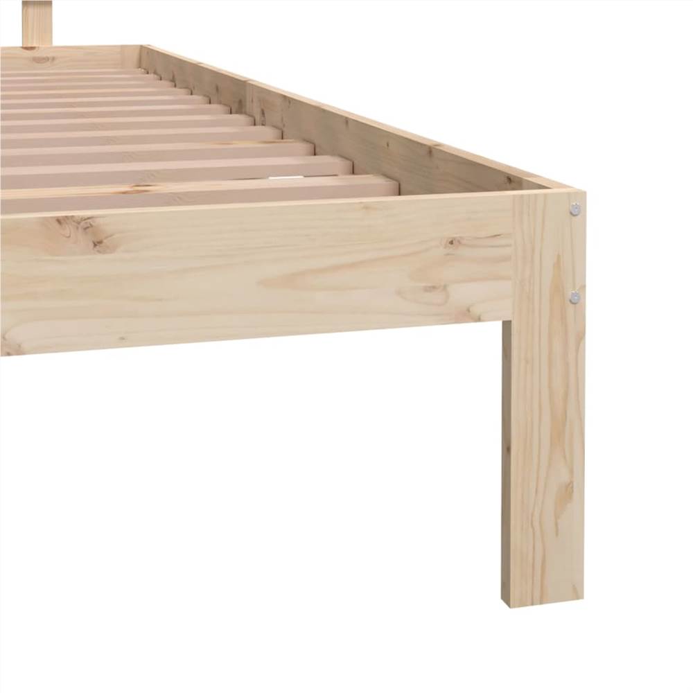 Bed Frame Solid Wood 160x200 cm 5FT King Size