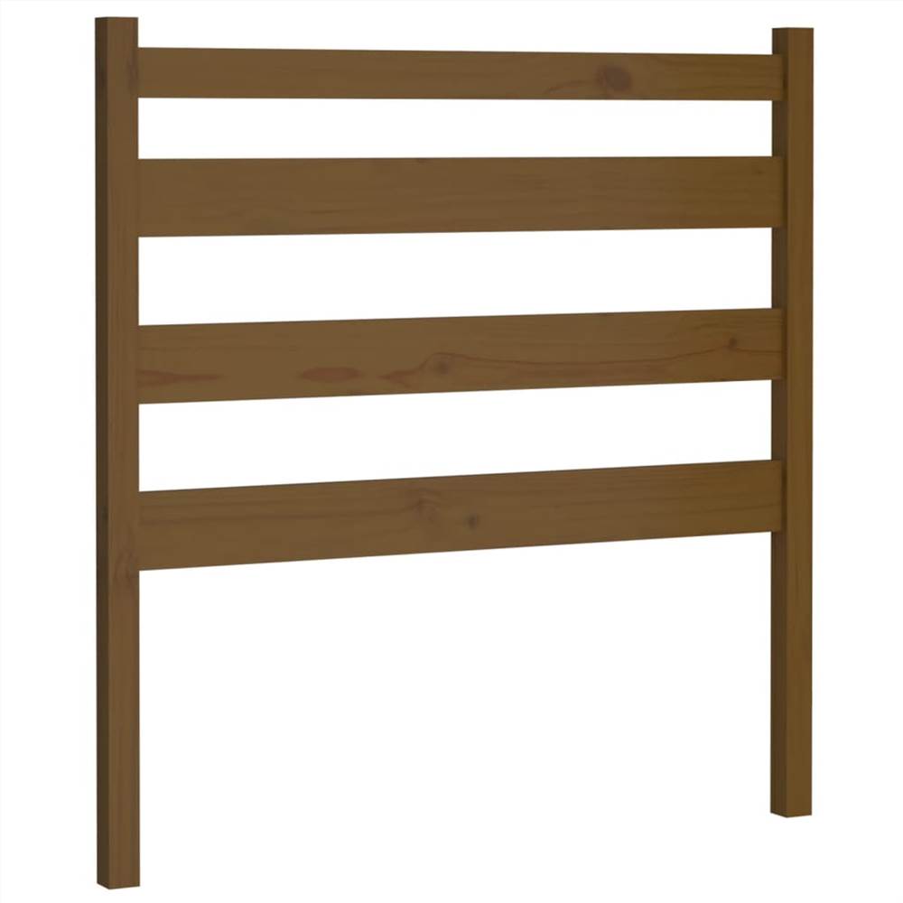Bed Headboard Honey Brown 81x4x100 cm Solid Wood Pine