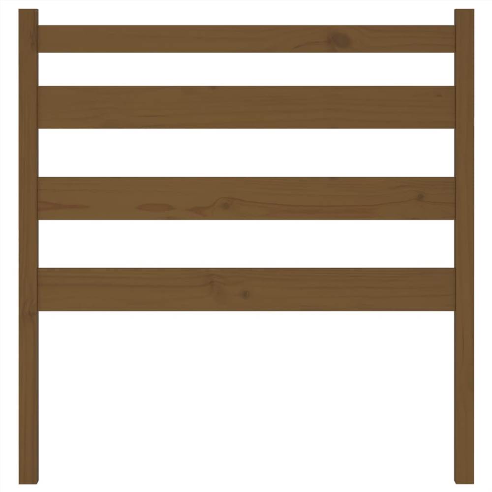 Bed Headboard Honey Brown 81x4x100 cm Solid Wood Pine