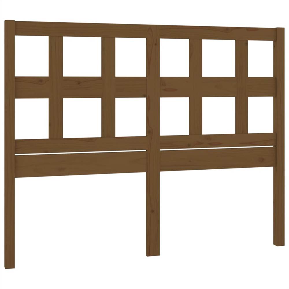 Bed Headboard Honey Brown 155.5x4x100 cm Solid Wood Pine