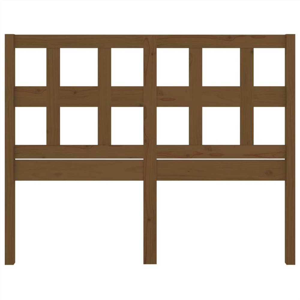Bed Headboard Honey Brown 155.5x4x100 cm Solid Wood Pine