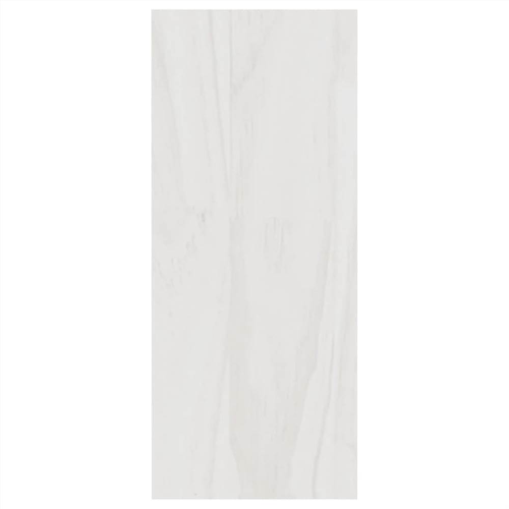 Book Cabinet White 40x30x71.5 cm Solid Pinewood