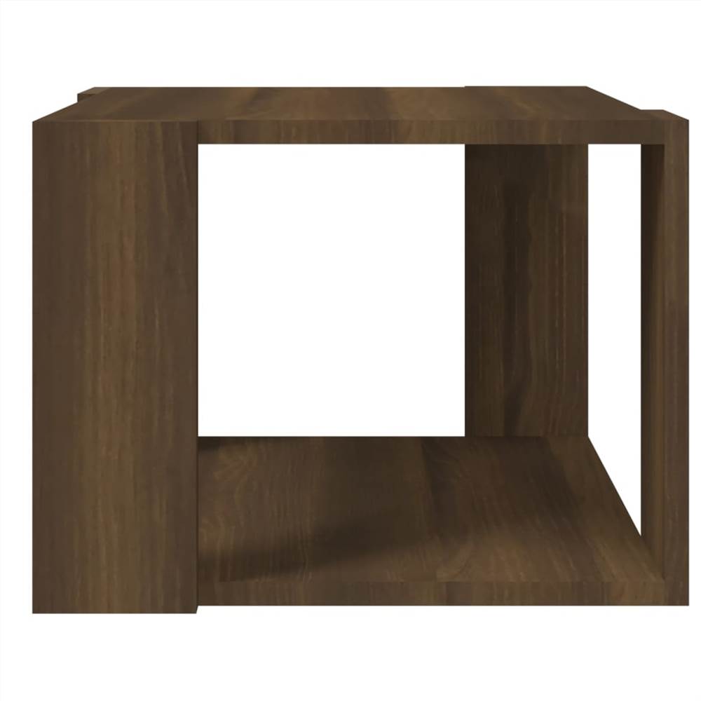 Coffee Table Brown Oak 40x40x30 cm Engineered Wood