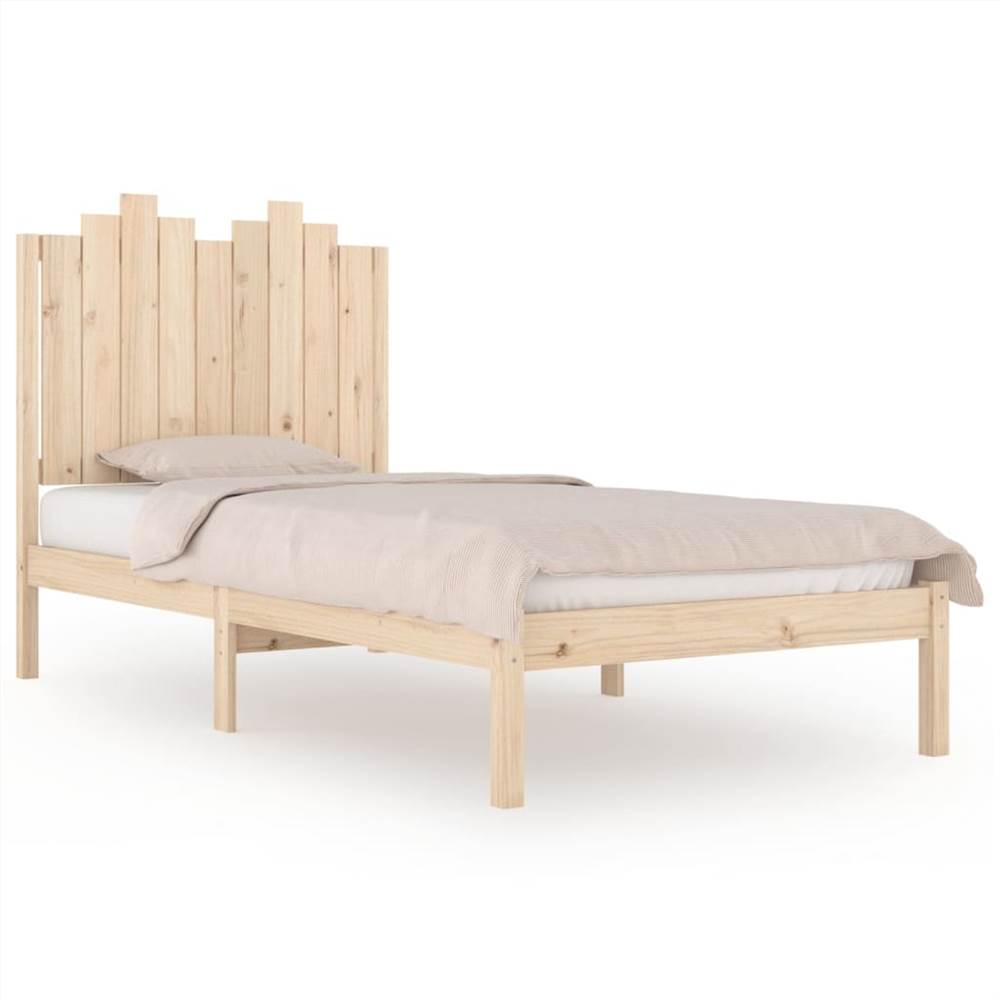 Bed Frame Solid Wood Pine 90x190 cm 3FT Single