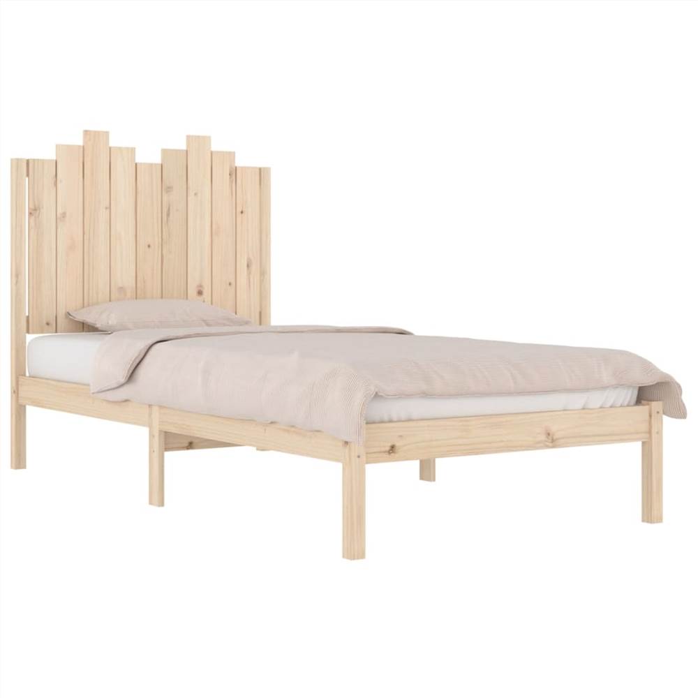 Bed Frame Solid Wood Pine 90x190 cm 3FT Single