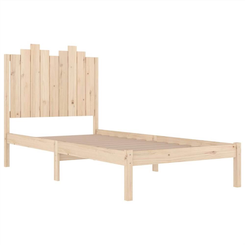 Bed Frame Solid Wood Pine 90x190 cm 3FT Single