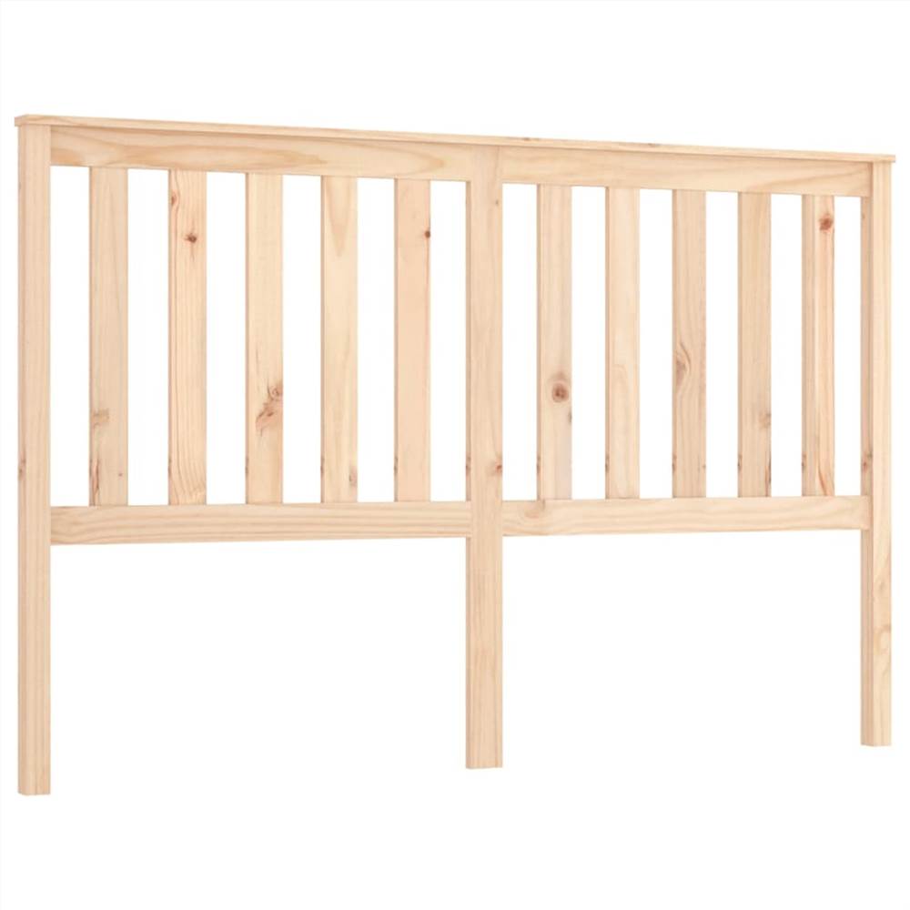 Bed Headboard 156x6x101 cm Solid Wood Pine
