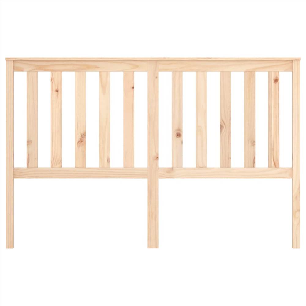 Bed Headboard 156x6x101 cm Solid Wood Pine
