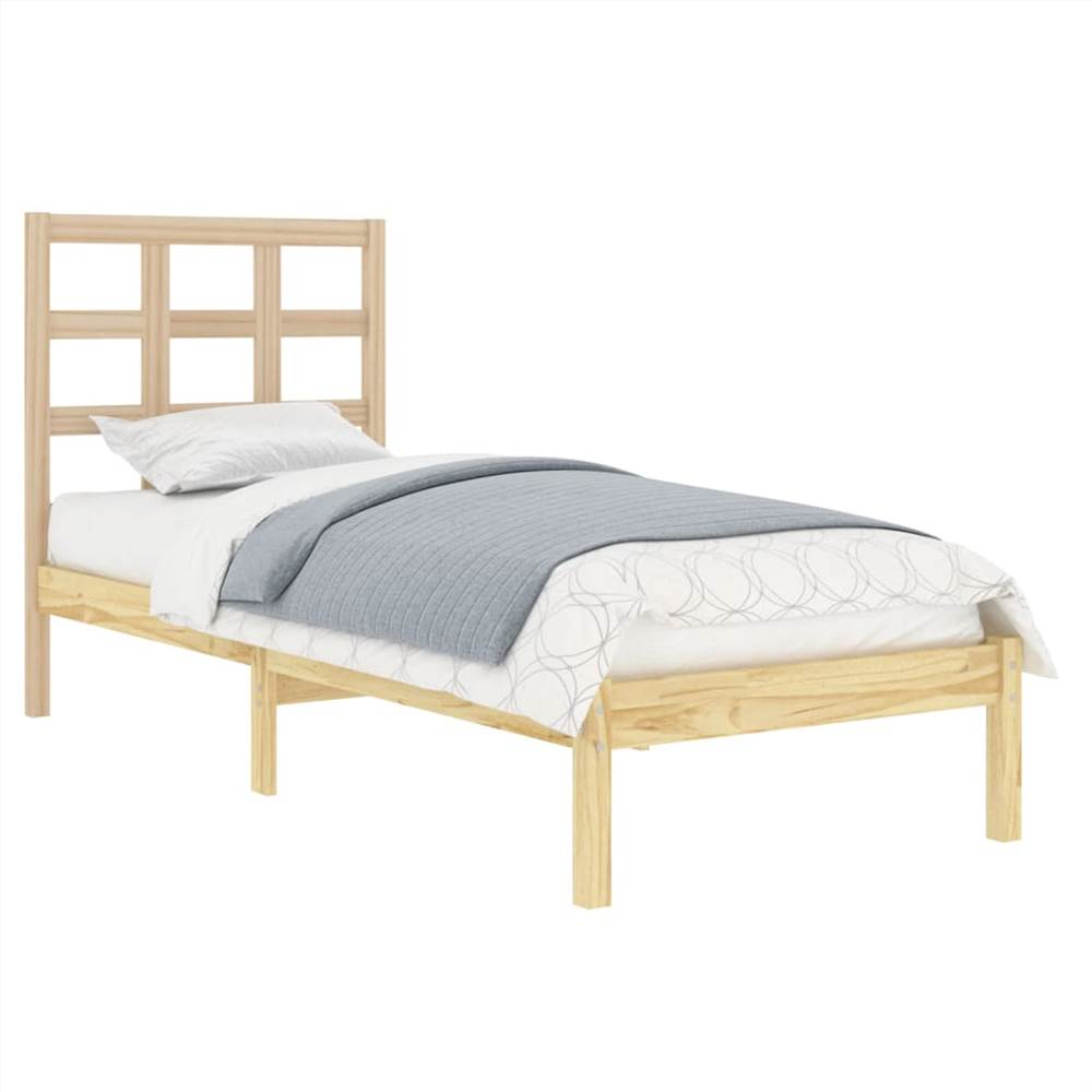 Bed Frame Solid Wood 100x200 cm