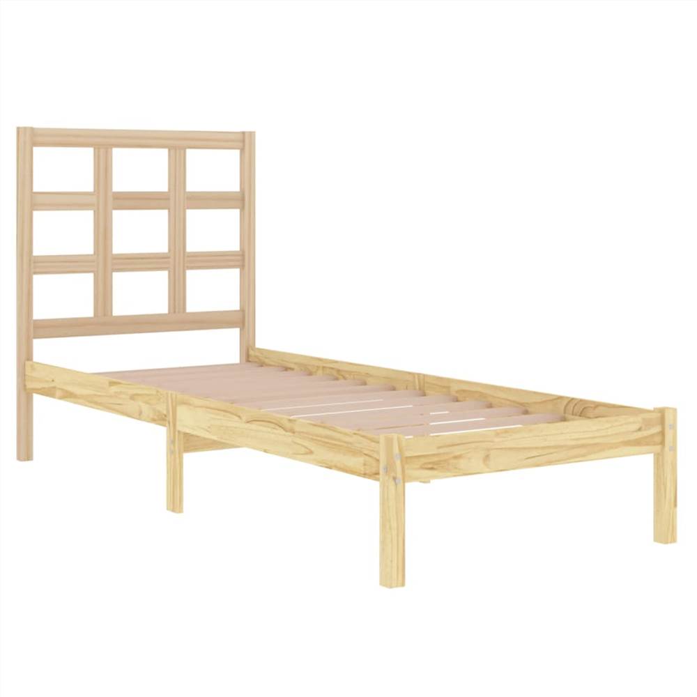 Bed Frame Solid Wood 100x200 cm