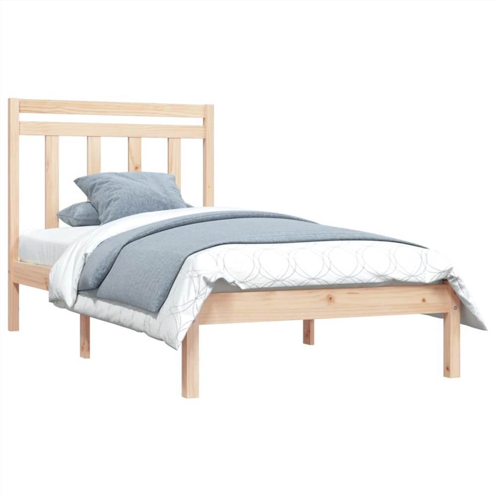 Bed Frame Solid Wood 90x200 cm