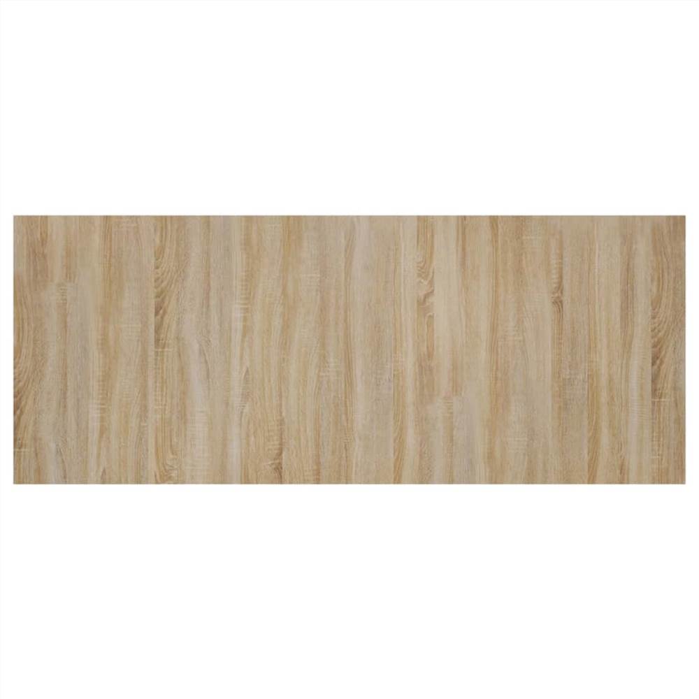 Bed Headboard with Cabinets Sonoma Oak Engineered Wood