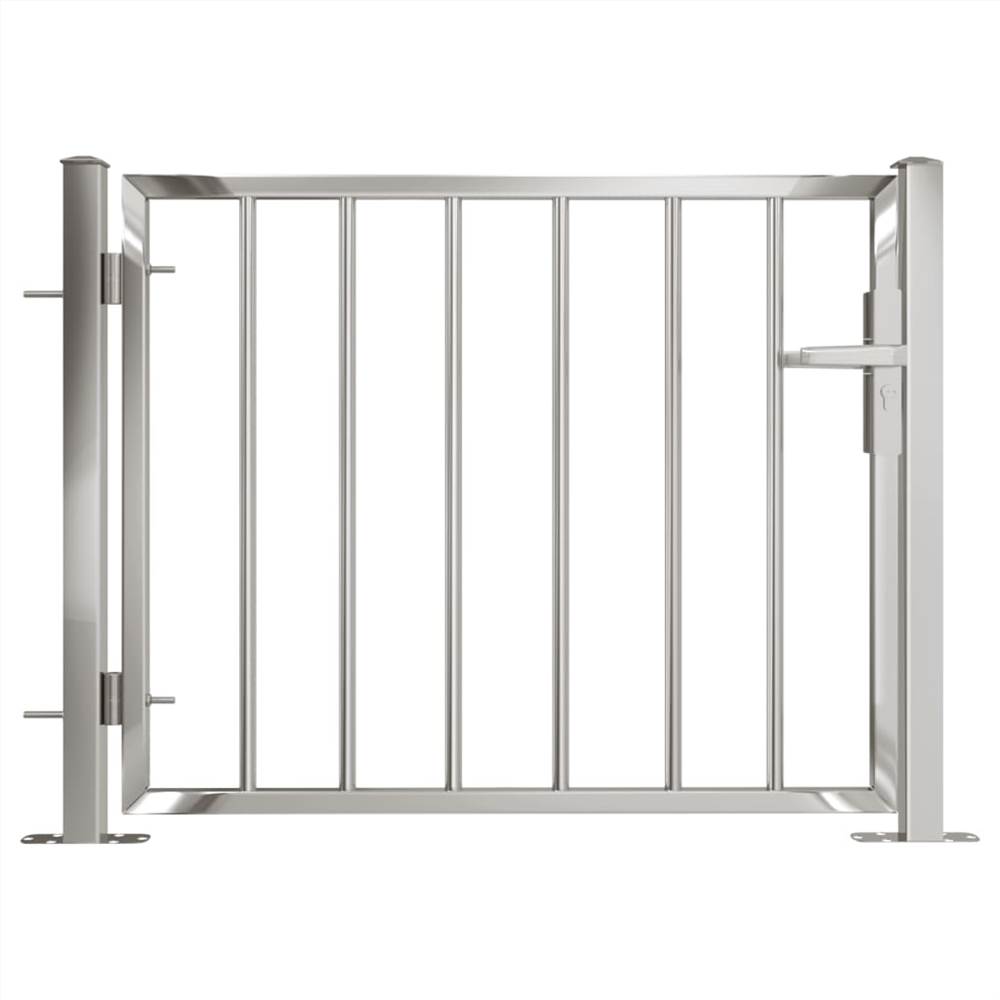 Garden Gate 100x75 cm Stainless Steel